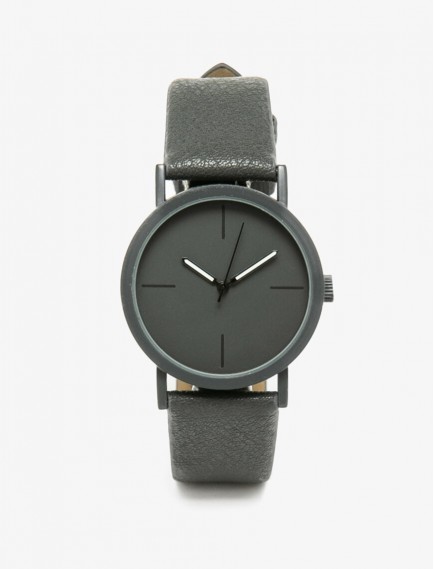 Deri Görünümlü Saat